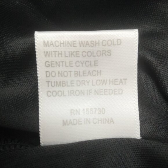 Jane & Delancy Ladies Size Large Black & Grey Pattern Short Sleeves Flowy Dress - Picture 6 of 8